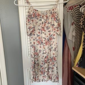 Floral off the shoulder dress from American eagle